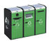 De openluchtbakken van het Roestvrij staal Slimme Huisvuil, ENGELSE Automatische Afval 840 en Recyclingsbak