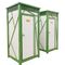 De groene Mobiele Moderne Draagbare Toiletten van de Aluminiumlegering