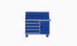 De blauwe 5 Kabinetten van het Lade Mobiele Hulpmiddel, de Mobiele Werkbank van ISO9001 met Hulpmiddelopslag
